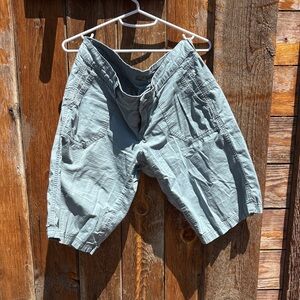 Prana Men's Light Gray Cargo Shorts